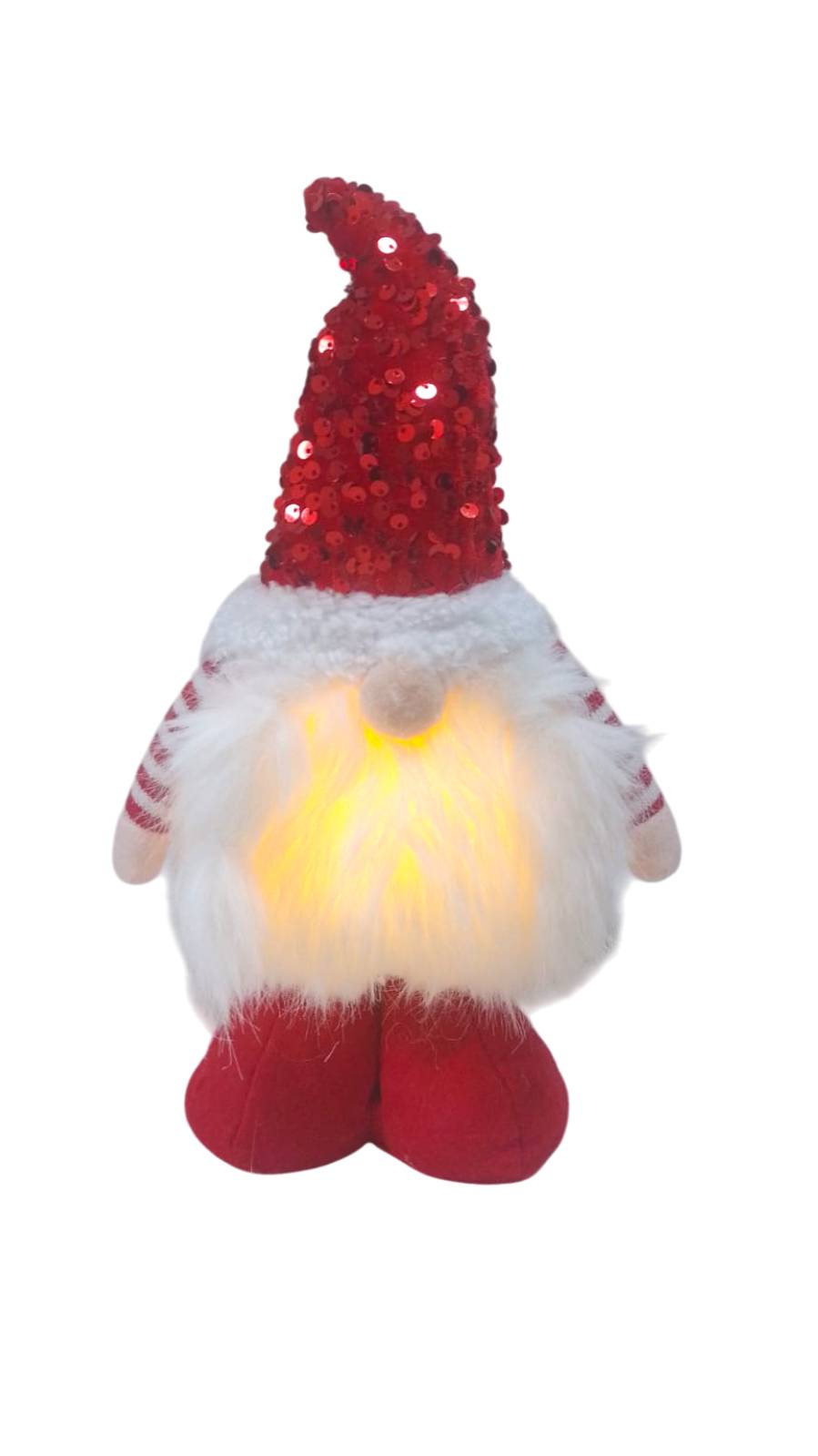PAPAI NOEL C/LUZ EM PE 35CM